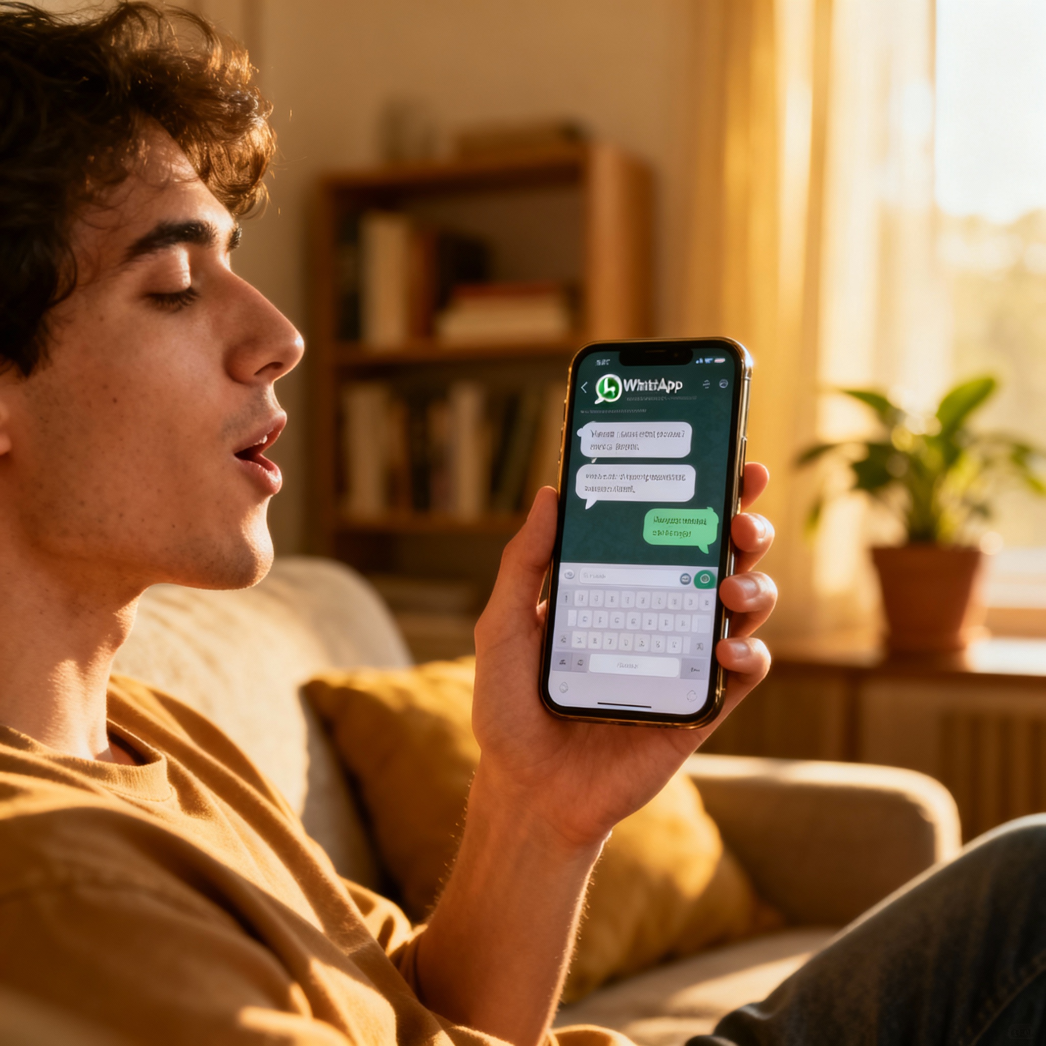 Send a 'Hi' and 'okay' and then start submitting your 7-second humming voice notes for a week during the Challenge